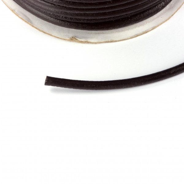 10m 3mm Rundleder Braun Lederband 3 mm Ø Rund Lederschnur