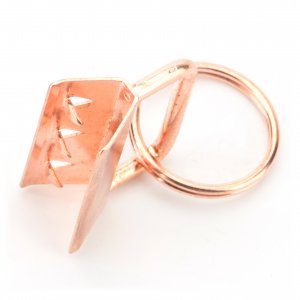 Mengenauswahl Schl&uuml;sselband Rohlinge 25mm Kupfer...