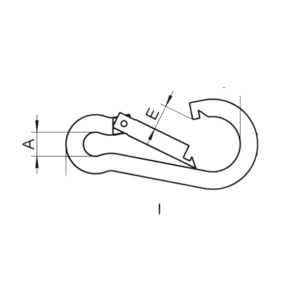 MAMOI® Deckenhaken schwerlast, Karabiner für