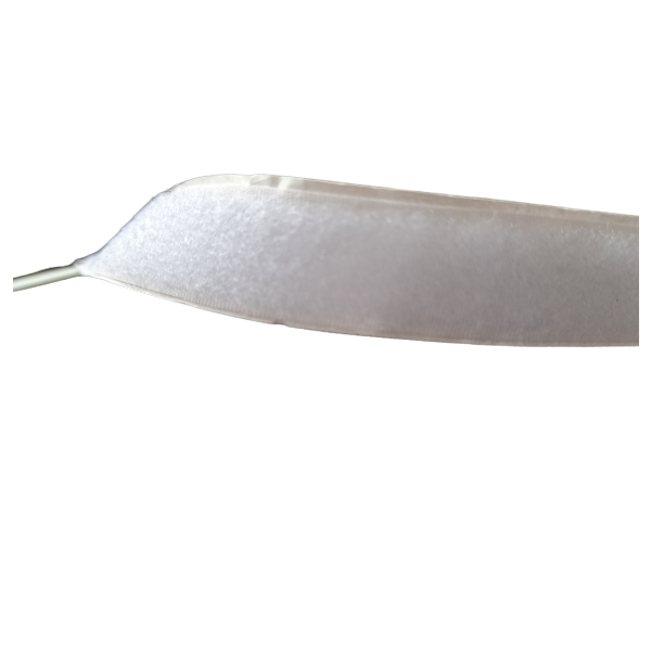 10m Flauschband selbstklebend weiß 16mm breit - 10 m Rolle Klettband nur Flausch 16 mm klebend weiß