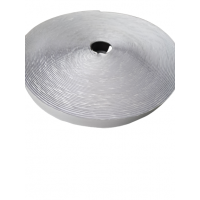 5 m Flauschband selbstklebend weiß 16mm breit - 5 Meter Rolle Klettband nur Flausch 16 mm klebend weiß