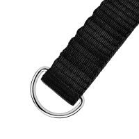 10xHalbrund Ringe D-Ringe 40mm aus Stahl, vernickelt und geschweißt 3