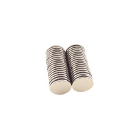 100x Neodym Magnete 20x1,5mm - klein, flach, rund und extrem stark &ndash; Magnete f&uuml;r Magnettafel, Whiteboard, K&uuml;hlschrank, Basteln und vieles mehr